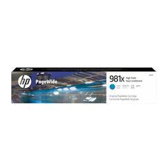 HP 981X Cyan Original PageWide Druckerpatrone mit hoher Reichweite