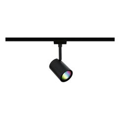 Paulmann URail Schienenspot Smart Home Zigbee 3.0 350lm 4,8W RGBW+ dimmbar 230V Schwarz matt