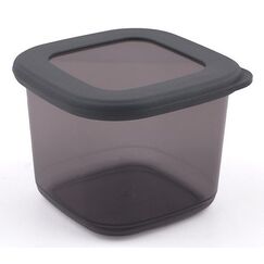 Hermia 964FRM1181 Lebensmittelaufbewahrungsbehälter Rechteckig Container 0,5 l Anthrazit 12 Stück(e)
