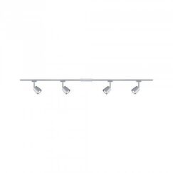 Paulmann URail Set Cover 4x max.10W Chrom matt/ Chrom 230V