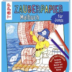 TOPP Verlag Zauberpapier Malbuch Für Jungs