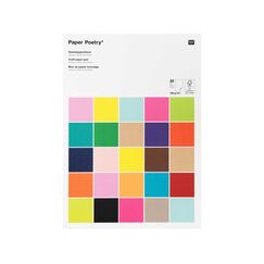 Rico Design 99010.09.25 Kunstdruckpapier Kunstpapier 20 Blätter