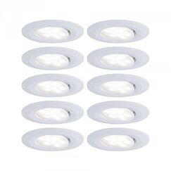Paulmann EBL Set Calla BBC rund weiss matt schwenkbar LED 10x680lm 4000K 6W 230V