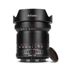 7Artisans 9mm F5.6, Nikon Z MILC Weitwinkel Schwarz