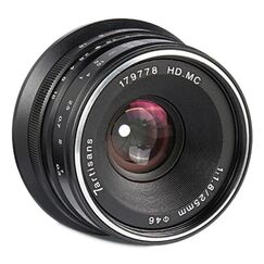 7Artisans 25 mm F1.8 Schwarz