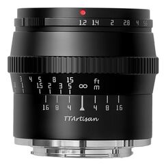 TTArtisan APS-C 50mm F1.2 MILC Schwarz