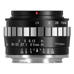TTArtisan APS-C 23mm F1.4 MILC Schwarz