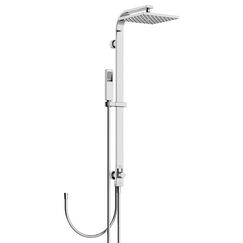 Nikles 6 Pure Renovation Duschsystem 2 Kopf/Köpfe Wand Chrom