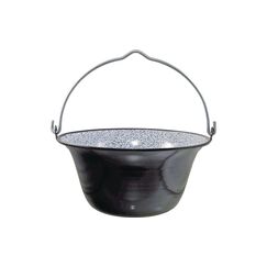 Garcima A6042 Camping-Kochtopf Polenta-Topf 10 l Schwarz, Grau