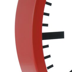 Mondaine A990.CLOCK.11SBC Wand- /Tischuhr Quarzuhr Kreis Rot, Weiß