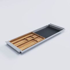 Actiforce FA-SLS-FG0138-J2 Schubladenordnungssystem Aluminium, Holz Silber, Holz
