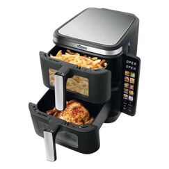 KOENIG B02266 Fritteuse Doppel 11 l Eigenständig 2400 W Heißluftfritteuse Schwarz