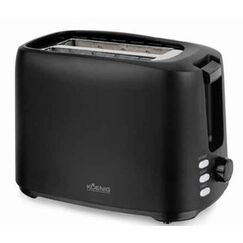 KOENIG B02404 Toaster 2 Scheibe(n) 700 W Schwarz, Chrom