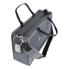 Sigel Desk Sharing Bag Recyceltes Polyethylenterephthalat (rPET) Dunkles Grau Unisex Schultertasche