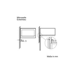 Bosch BEL523MS0 Mikrowelle Schwarz, Edelstahl Integriert 20 l 800 W