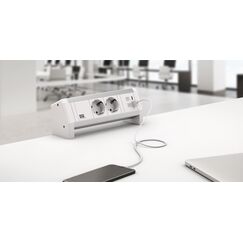 Bachmann BM0023834 Intelligente Steckerleiste 2 AC-Ausgänge Typ E 100 W