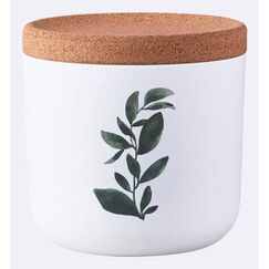 BioLoco Storage container - small green leaves