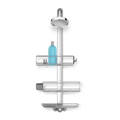 simplehuman BT1099 Duschkorb & -behälter Aluminium, Edelstahl Wand-montiert Duschregal