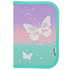 Scooli BUFI0445 Etui Weiches Federmäppchen Aqua-Farbe, Pink, Violett