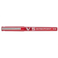Pilot Hi-Tecpoint V5 Anklippbarer versenkbarer Stift Rot 1 Stück(e)