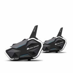 Midland C1585.01 Motorrad-Sprechanlage 2000 m Schwarz, Weiß
