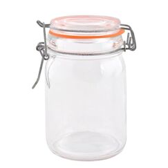 Esschert Design C2052 Glas Rund Glas, Metall, Gummi Transparent