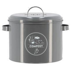 Esschert Design C2140 Kochtopf Rund Grau