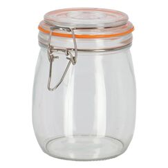 Esschert Design C2169 Glas Rund Glas, Edelstahl, Silikon Transparent