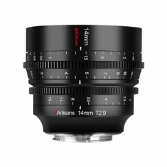 7Artisans 14mm T2.9 APSH MILC Weitwinkel Schwarz