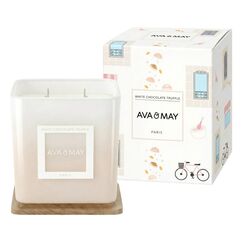 AVA & MAY CA-WHCHTR-450 Wachskerze Quadratisch Beige 1 Stück(e)