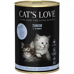 Cat's Love CJ00400VE Katzen-Dosenfutter 400 g