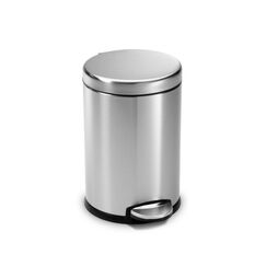 simplehuman CW1852CB Mülleimer 4,5 l Rund Edelstahl