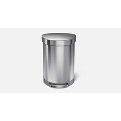simplehuman CW2029 Mülleimer 60 l Rund Edelstahl