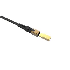 OEHLBACH USB Primus B USB Kabel USB 2.0 1 m USB A USB B 0,48 Gbit/s Schwarz, Gold, Länge: 0,5 m