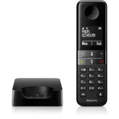 Philips D4701B DECT-Telefon Anrufer-Identifikation Schwarz