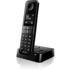 Philips D4751B DECT-Telefon Anrufer-Identifikation Schwarz