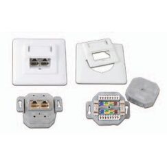 Wirewin DD-TRIO-K5E UP2 WS Steckdose Weiß