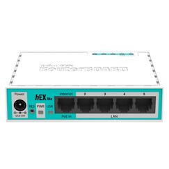 Mikrotik hEX lite Kabelrouter Weiß