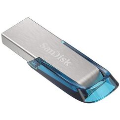 SanDisk Ultra Flair USB-Stick 32 GB USB Typ-A 3.2 Gen 1 (3.1 Gen 1) Blau, Silber, Kapazität: 32 GB
