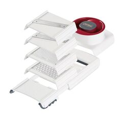 Zyliss E900027 Handreibe/-spiralisierer Raspel-Reibe Rot, Weiß