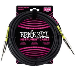 Ernie Ball P06046 Audio-Kabel 6,09 m Schwarz
