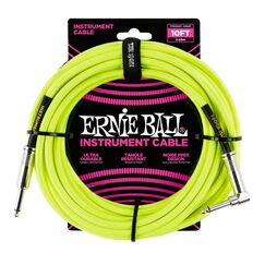 Ernie Ball P06080 Audio-Kabel 3,05 m 6.35mm Gelb