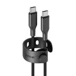 PanzerGlass empower™ by ® Racing 240W USB-C to USB-C Kabel | USB 2.0 | 2M | Weltall Schwarz, Farbe: Schwarz