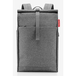 Reisenthel urban rolltop Rucksack Lässiger Rucksack Silber Polyester