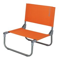 Eurotrail Minor Gartenstuhl Terrasse Flachsitz Gepolsterter Gurt Rückenlehne Polyester Orange