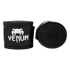 Venum EU- -0429-Black Elastische Boxbandagen 3,99 m (157"), Farbe: Schwarz