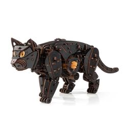 Eco Wood Art Wild Cat 3D-Puzzle 508 Stück(e) Tiere, Farbe: Schwarz