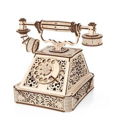 Eco Wood Art Retro Telephone 3D-Puzzle 232 Stück(e) andere