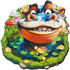 EscapeWelt Hippo Farbpuzzle 200 Stück(e) Tiere