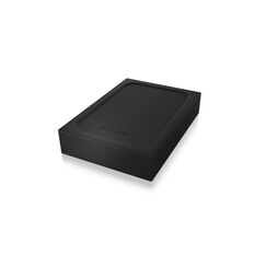 ICY BOX IB-256WP, Ext. Gehäuse für 2,5" SATA HDD/SSD (bis 15mm BH), USB 3.2 Gen 1, UASP, Schreibschutz-Funktion, Aluminium, Silikonhülle